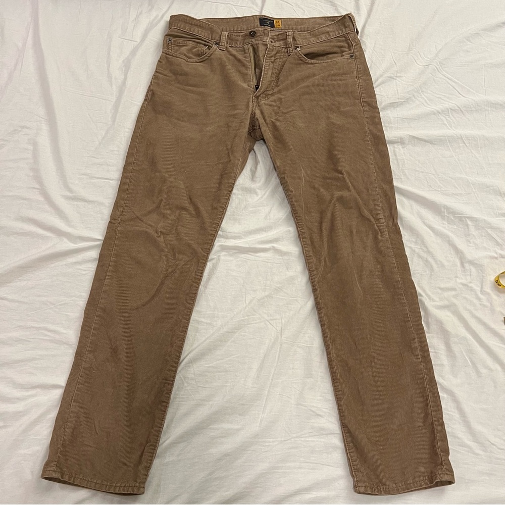 J Crew Corduroy 770 Five pocket pant 31x30